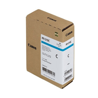 Obrazek Canon PFI-310 2360C001 originální inkoustová kazeta, barva náplně azurová