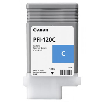 Obrazek Canon PFI-120 2886C001 originální inkoustová kazeta, barva náplně azurová