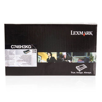 Obrazek Lexmark C746H3KG originální tonerová kazeta, barva náplně černá