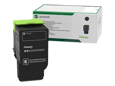 Obrazek Lexmark 78C2XK0 originální tonerová kazeta, barva náplně černá, výtěžnost cartridge 8500 stran