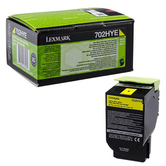 Obrazek Lexmark 70C2HYE originální tonerová kazeta, barva náplně žlutá, výtěžnost cartridge 3000 stran