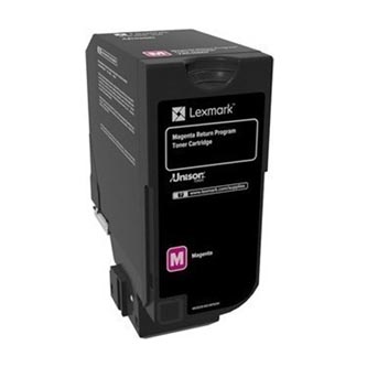 Obrazek Lexmark 74C2SM0 originální tonerová kazeta, barva náplně purpurová, výtěžnost cartridge 7000 stran
