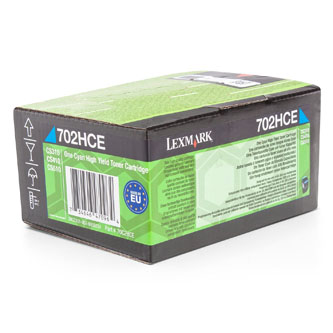 Obrazek Lexmark 70C2HCE originální tonerová kazeta, barva náplně azurová, výtěžnost cartridge 3000 stran