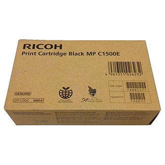 Obrazek Ricoh 888547 originální inkoustová kazeta, barva náplně černá, výtěžnost cartridge 9000 stran