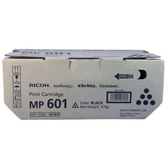 Obrazek Ricoh 407824 originální tonerová kazeta, barva náplně černá, výtěžnost cartridge 25000 stran