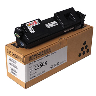 Obrazek Ricoh 408250 originální tonerová kazeta, barva náplně černá, výtěžnost cartridge 10000 stran