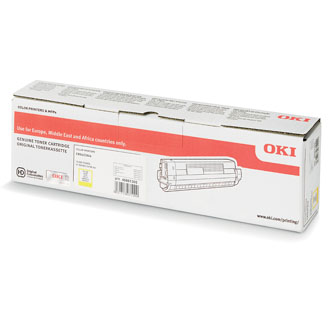 Obrazek Oki C834 46861305 originální tonerová kazeta, barva náplně žlutá, výtěžnost cartridge 10000 stran