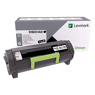 Obrazek Lexmark 51B0HA0 originální tonerová kazeta, barva náplně černá, výtěžnost cartridge 8500 stran