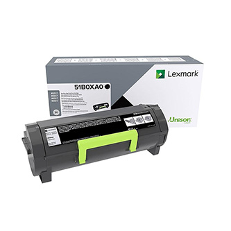 Obrazek Lexmark 51B0XA0 originální tonerová kazeta, barva náplně černá, výtěžnost cartridge 20000 stran