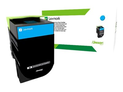 Obrazek Lexmark 70C20CE originální tonerová kazeta, barva náplně azurová, výtěžnost cartridge 1000 stran
