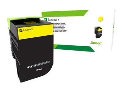 Obrazek Lexmark 70C20YE originální tonerová kazeta, barva náplně žlutá, výtěžnost cartridge 1000 stran