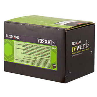Obrazek Lexmark 70C2XKE originální tonerová kazeta, barva náplně černá, výtěžnost cartridge 8000 stran