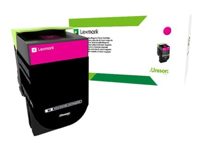 Obrazek Lexmark 70C2XME originální tonerová kazeta, barva náplně purpurová, výtěžnost cartridge 4000 stran