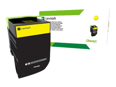Obrazek Lexmark 70C2XYE originální tonerová kazeta, barva náplně žlutá, výtěžnost cartridge 4000 stran