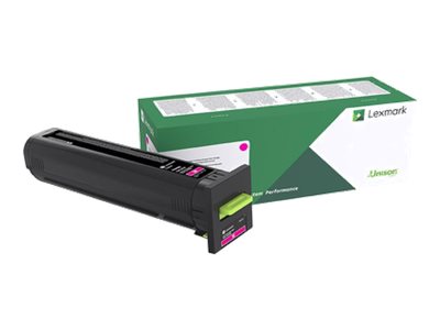 Obrazek Lexmark 82K2XM0 originální tonerová kazeta, barva náplně purpurová, výtěžnost cartridge 22000 stran