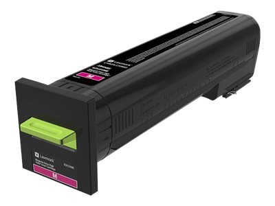 Obrazek Lexmark 82K2XME originální tonerová kazeta, barva náplně purpurová, výtěžnost cartridge 22000 stran
