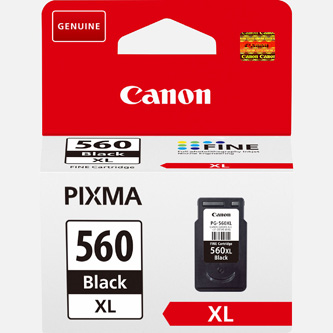 Obrazek Canon 560 XL 3712C001 originální inkoustová kazeta, barva náplně černá, výtěžnost cartridge 400 stran