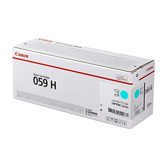 Obrazek Canon 059H 3626C001 originální tonerová kazeta, barva náplně azurová, výtěžnost cartridge 5900 stran