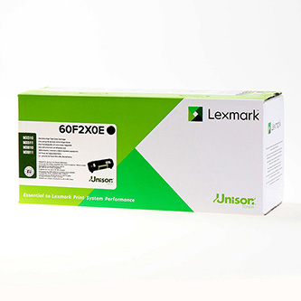Obrazek Lexmark 60F2X0E originální tonerová kazeta, barva náplně černá, výtěžnost cartridge 20000 stran