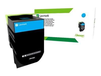 Obrazek Lexmark 70C2XCE originální tonerová kazeta, barva náplně azurová, výtěžnost cartridge 4000 stran