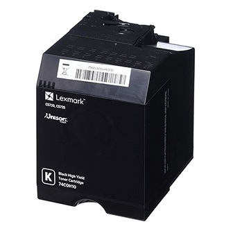 Obrazek Lexmark 74C0H10 originální tonerová kazeta, barva náplně černá, výtěžnost cartridge 20000 stran