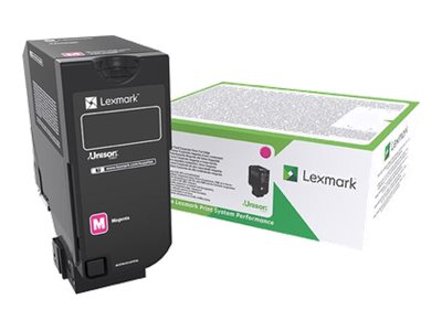 Obrazek Lexmark 74C20ME originální tonerová kazeta, barva náplně purpurová, výtěžnost cartridge 3000 stran