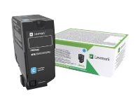 Obrazek Lexmark 74C2SCE originální tonerová kazeta, barva náplně azurová, výtěžnost cartridge 7000 stran