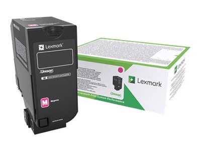 Obrazek Lexmark 74C2SME originální tonerová kazeta, barva náplně purpurová, výtěžnost cartridge 7000 stran