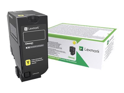 Obrazek Lexmark 74C2SYE originální tonerová kazeta, barva náplně žlutá, výtěžnost cartridge 7000 stran