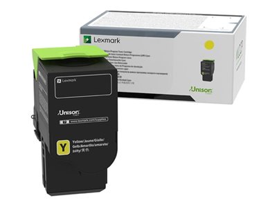 Obrazek Lexmark 78C0U40 originální tonerová kazeta, barva náplně žlutá, výtěžnost cartridge 7000 stran