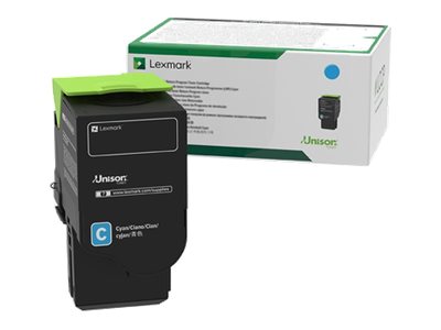 Obrazek Lexmark 78C20C0 originální tonerová kazeta, barva náplně azurová, výtěžnost cartridge 1400 stran