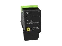 Obrazek Lexmark 78C20Y0 originální tonerová kazeta, barva náplně žlutá, výtěžnost cartridge 1400 stran
