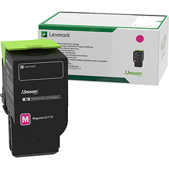 Obrazek Lexmark 78C2XM0 originální tonerová kazeta, barva náplně purpurová, výtěžnost cartridge 5000 stran