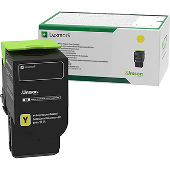 Obrazek Lexmark 78C2XY0 originální tonerová kazeta, barva náplně žlutá, výtěžnost cartridge 5000 stran