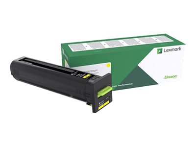 Obrazek Lexmark 82K2UY0 originální tonerová kazeta, barva náplně žlutá, výtěžnost cartridge 55000 stran