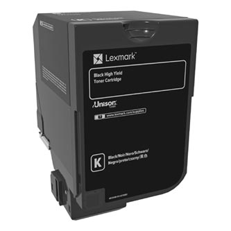 Obrazek Lexmark 84C0H10 originální tonerová kazeta, barva náplně černá, výtěžnost cartridge 25000 stran