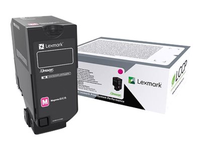 Obrazek Lexmark 84C0H30 originální tonerová kazeta, barva náplně purpurová, výtěžnost cartridge 16000 stran