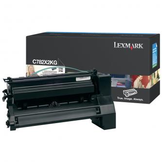 Obrazek Lexmark C782X2KG originální tonerová kazeta, barva náplně černá, výtěžnost cartridge 15000 stran