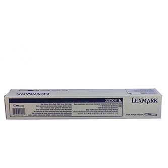 Obrazek Lexmark 22Z0011 originální tonerová kazeta, barva náplně žlutá, výtěžnost cartridge 22000 stran