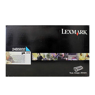 Obrazek Lexmark 24B5832 originální tonerová kazeta, barva náplně azurová, výtěžnost cartridge 18000 stran