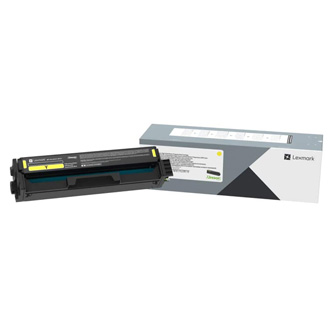 Obrazek Lexmark C330H40 originální tonerová kazeta, barva náplně žlutá, výtěžnost cartridge 2500 stran