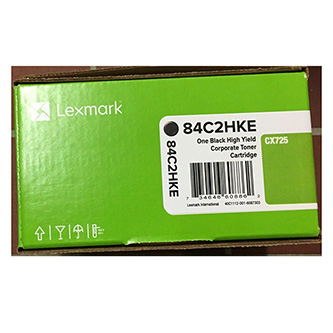 Obrazek Lexmark 84C2HKE originální tonerová kazeta, barva náplně černá, výtěžnost cartridge 25000 stran