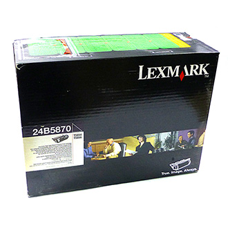 Obrazek Lexmark 24B5870 originální tonerová kazeta, barva náplně černá, výtěžnost cartridge 30000 stran