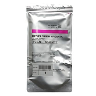 Obrazek Ricoh D0899670 originální developer, barva náplně purpurová, výtěžnost cartridge 240000 stran
