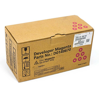 Obrazek Ricoh D0149670 originální developer, barva náplně purpurová, výtěžnost cartridge 450000 stran