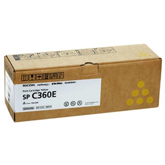 Obrazek Ricoh 408191 originální tonerová kazeta, barva náplně žlutá, výtěžnost cartridge 1500 stran
