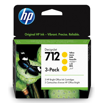Obrazek HP 3ED79A originální inkoustová kazeta, barva náplně žlutá