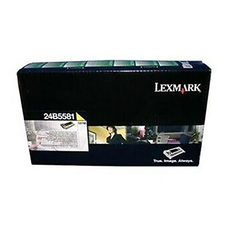 Obrazek Lexmark 24B5581 originální tonerová kazeta, barva náplně žlutá, výtěžnost cartridge 10000 stran