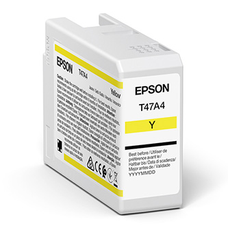 Obrazek Epson T47A C13T47A400 originální inkoustová kazeta, barva náplně žlutá