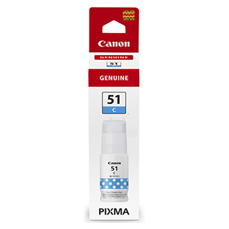Obrazek Canon 51 4546C001 originální ink bottle, barva náplně azurová, výtěžnost cartridge 7700 stran
